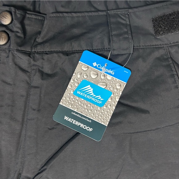 NWT Columbia Men's Black Waterproof Pants Size Large Winter Snow - Picture 4 of 4